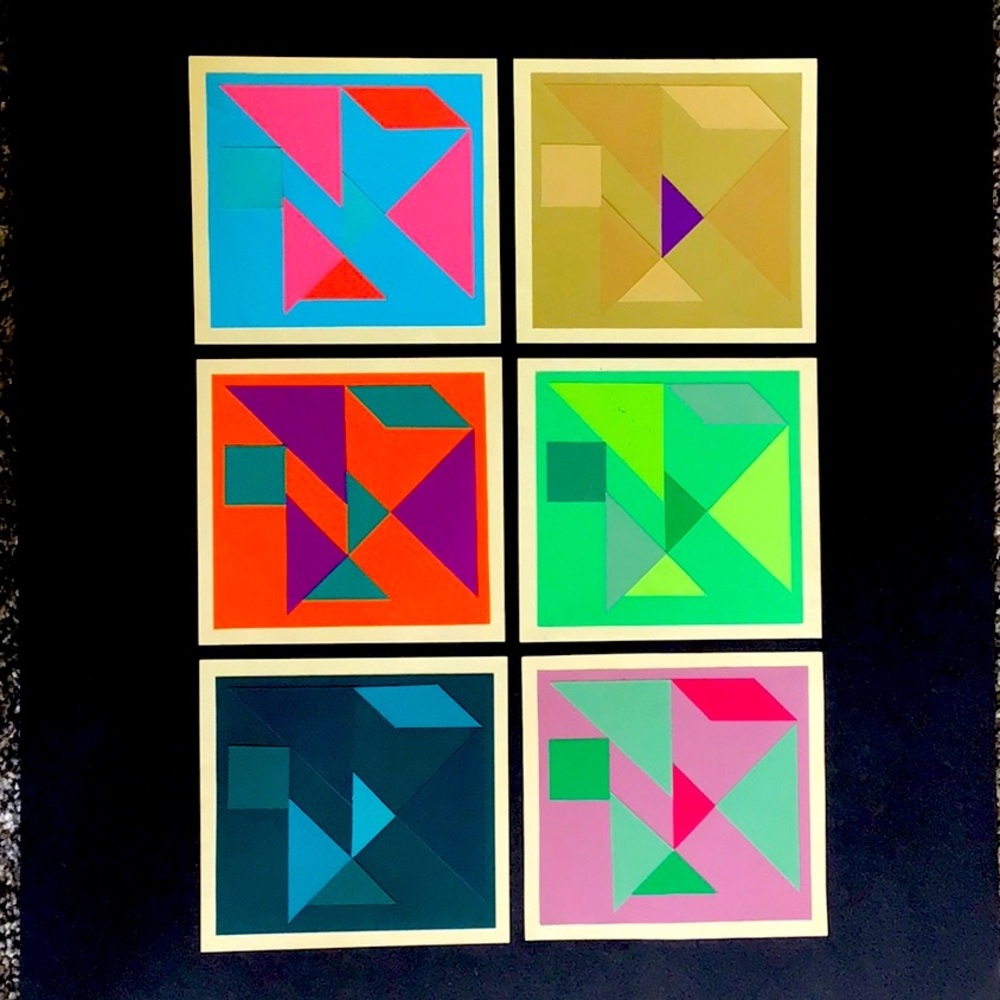 Art piece color design 18x24